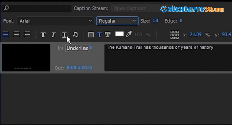 Bước 4: Hướng dẫn chèn sub vào video bằng Adobe Premiere.