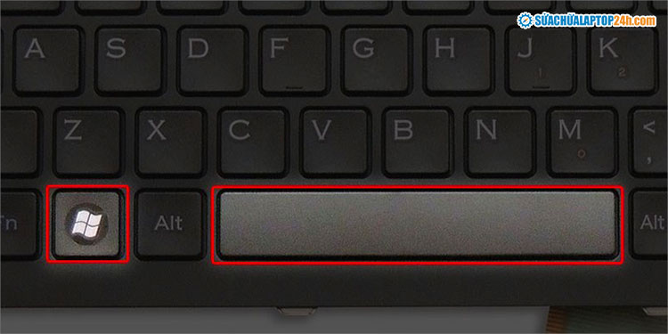 Nhấn tổ hợp phím tắt như hình để vô hiệu hóa bàn phím laptop