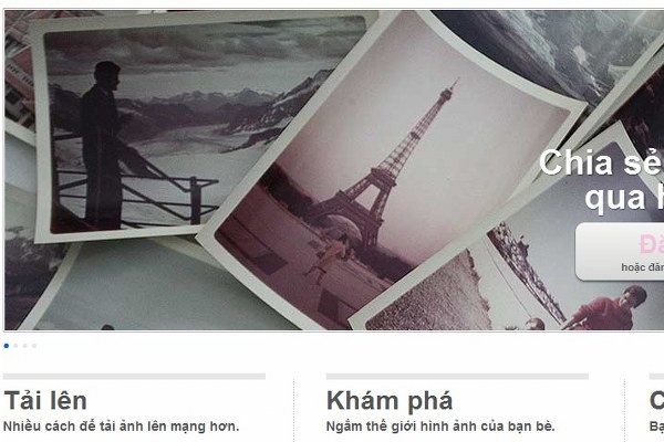 So sánh 4 dịch vụ lưu trữ ảnh trực tuyến miễn phí