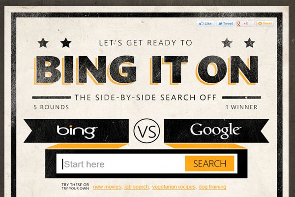 Microsoft ra mắt "Bing It On" để thách thức Google