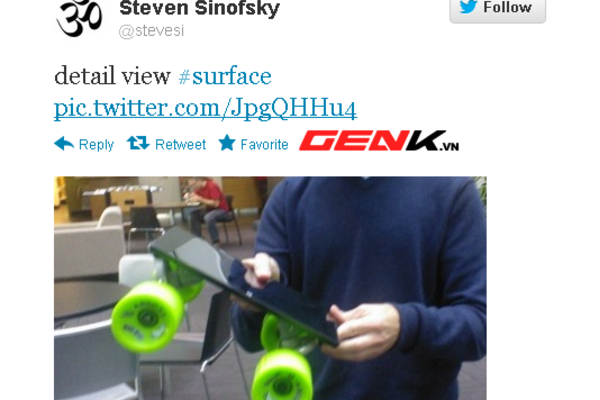 Surface bền đến mức có thể dùng làm ván trượt