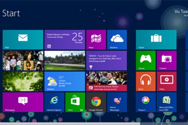 Windows 8 trình làng, tích hợp trong hơn 1.000 loại máy tính