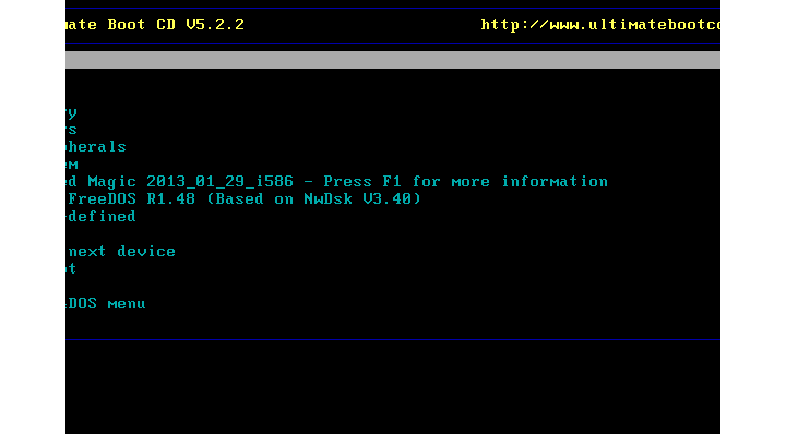 Ultimate Boot CD 5.2.3 - Boot CD Đa Năng
