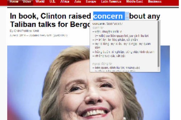 Ra mắt tính năng hỗ trợ đọc tiếng Anh trên trình duyệt Cốc Cốc