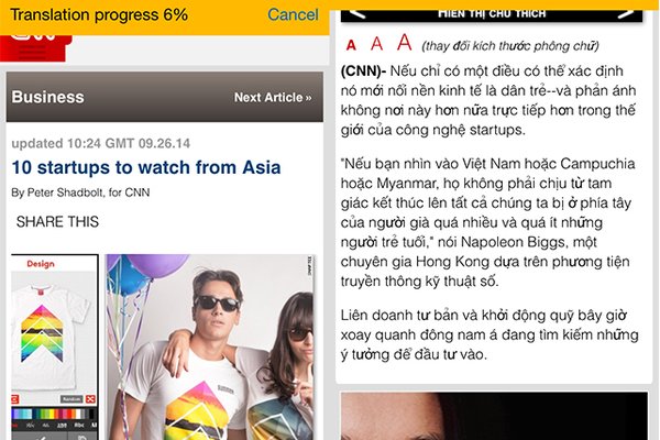 Cách dịch toàn bộ trang web trong Safari của iPhone
