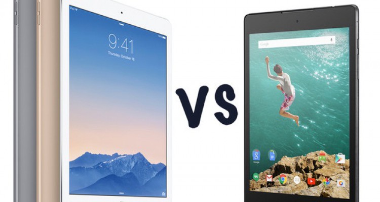 iPad Air 2 vs Nexus 9: đâu là sự khác biệt