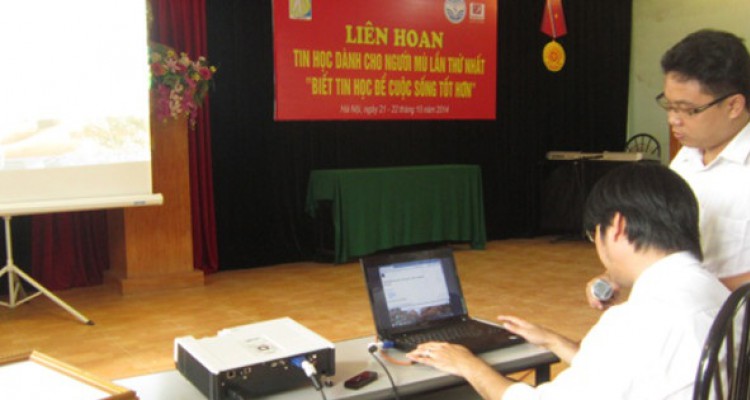 2 phần mềm hữu ích đoạt giải Nhì thi Tin học cho người mù