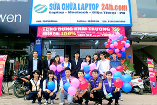 Tưng bừng khai trương Cơ sở SUACHUALAPTOP24H.COM - NHỔN