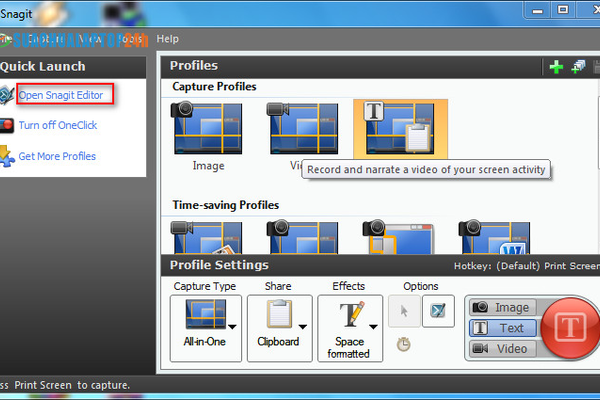 Chia sẻ video, hình ảnh sang Office bằng Snagit