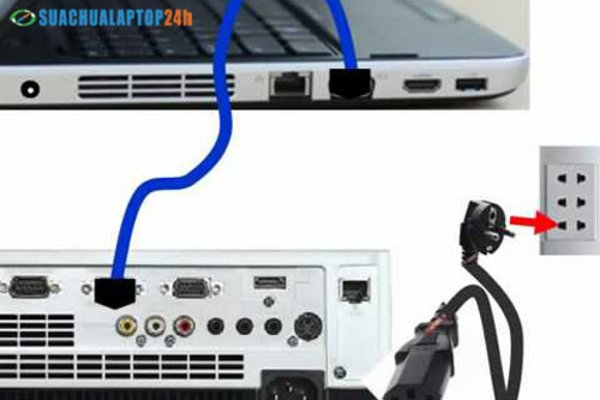 Hướng dẫn kết nối laptop với máy chiếu