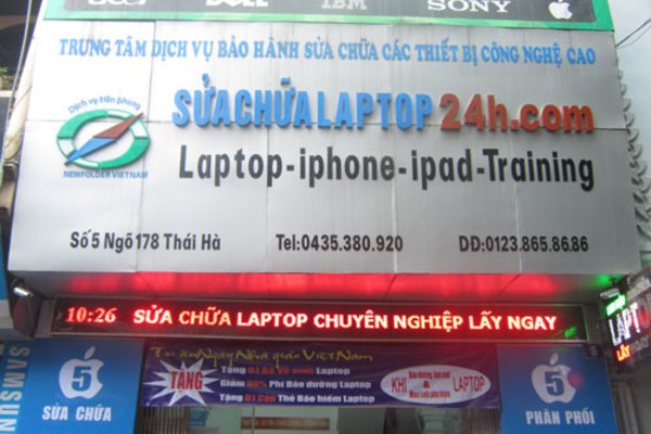 Sửa Laptop uy tín, lấy ngay tại Hà Nội