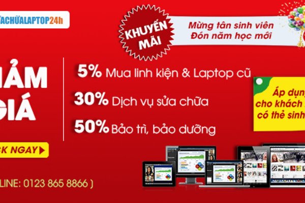 Chào đón năm học mới 2016 - ưu đãi giảm giá lớn mừng tân sinh viên