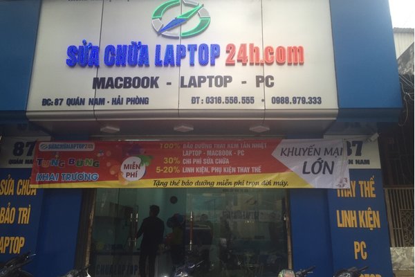 Sửa chữa máy tính, laptop tại Hải Phòng