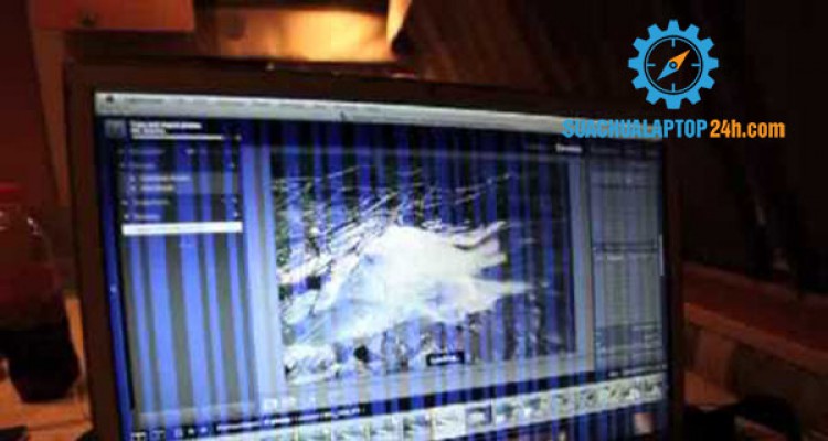 Lỗi màn hình nhấp nháy xuất hiện các kẻ ngang và dọc trên màn hình Macbook