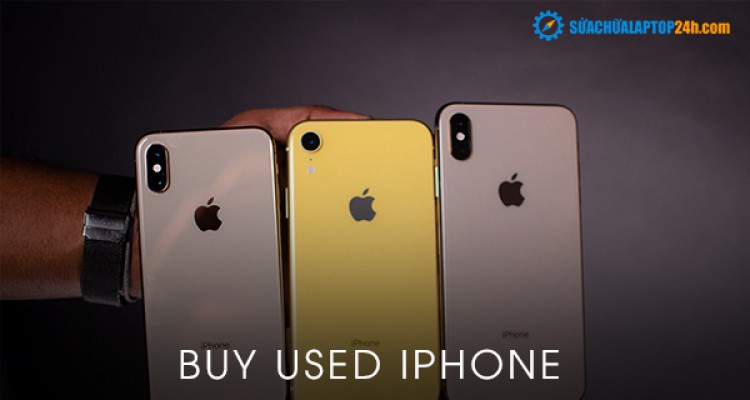 Buy used iPhone at SUACHUALAPTOP24h.com