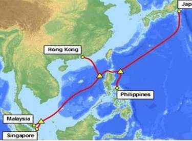 Tuyến cáp truyền siêu tốc ở châu Á đã hoạt động