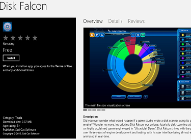 Ứng dụng phân tích đĩa cứng với giao diện lạ mắt trên Win 8
