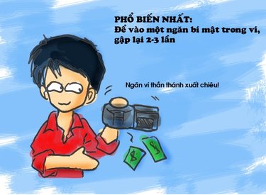 “Cười nghiêng ngả” với 5 cách dấu tiền của các quý ông