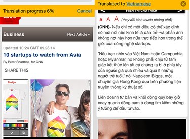 Cách dịch toàn bộ trang web trong Safari của iPhone