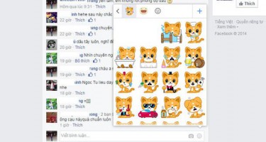 Người dùng Facebook đã có thể dùng sticker khi nhận xét