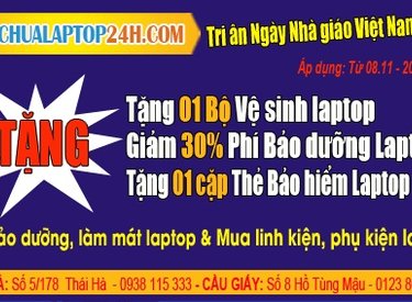 Tri ân ngày nhà giáo Việt Nam - tặng quà và giảm giá đặc biệt