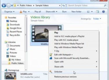 Hướng dẫn xóa hoặc di chuyển tập tin bị xóa trong windows