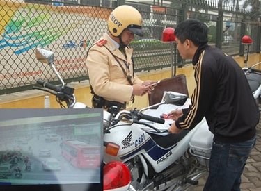 Ngã ngửa khi bị phạt “nguội” vi phạm qua camera