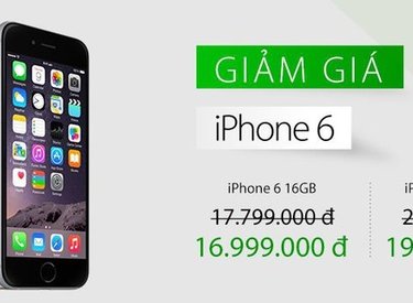 iPhone 6 chính hãng điều chỉnh giá