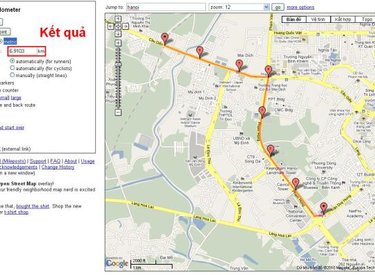 Đo khoảng cách trên bản đồ Gmap