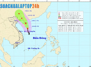 Tin bão khẩn cấp - cơn bão Kujira