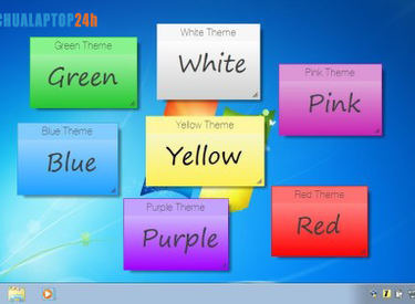 Cách sử dụng Sticky Notes trên Win 7