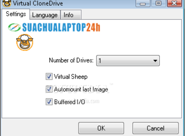 Virtual CloneDrive, phần mềm tạo ổ đĩa ảo miễn phí