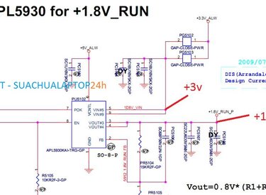 Laptop Dell Vostro3400 có nguồn không lên màn.