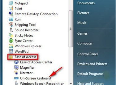 Hướng dẫn cách mở bàn phím ảo trên Windows 7