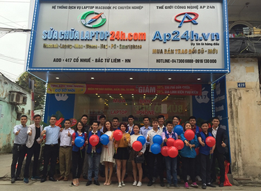 Tưng bừng khai trương Sửa chữa Laptop 24h - Số 417 Cổ Nhuế