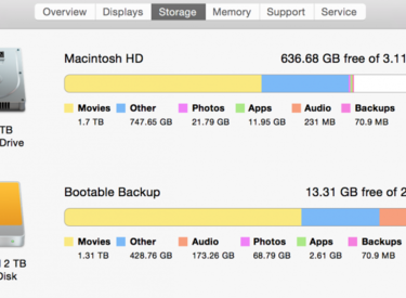 Cách xử lý ổ cứng Macbook bị đầy