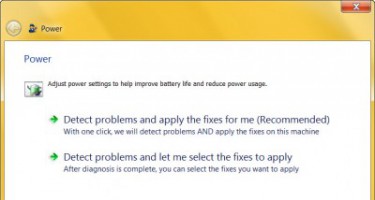 Tăng tuổi thọ của pin bằng chương trình Power Troubleshooter