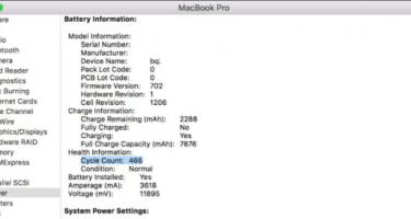 Service battery là gì và nó có tác dụng gì trong máy Macbook