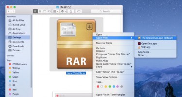 Cách mở file RAR trên Macbook