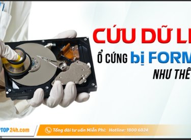 Hướng dẫn cách cứu dữ liệu ổ cứng bị format nhầm khi cài win