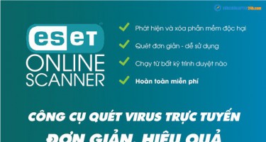 Phần mềm ESET Online Scanner
