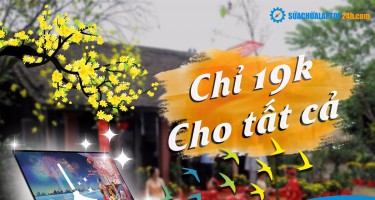 Chỉ 19K - "Vệ sinh Laptop mát sạch" - An lành sung túc cả năm
