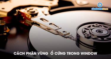Cách phân vùng ổ cứng trong Windows