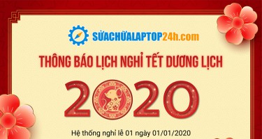 Nghỉ lễ Tết Dương lịch 2020
