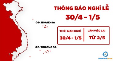 Sửa chữa Laptop 24h thông báo nghỉ lễ 30/4 - 1/5