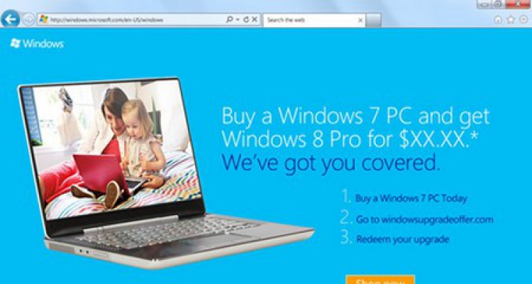 Nâng cấp lên Windows 8 chỉ tốn 300.000 đồng