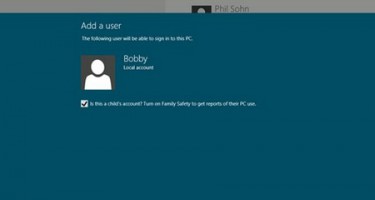Windows 8 thêm tính năng quản lý trẻ em