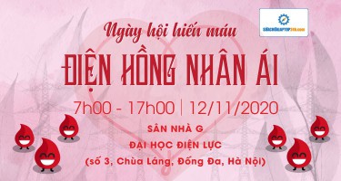 SUACHUALAPTOP24h.com đồng hành cùng sự kiện hiến máu Điện Hồng Nhân Ái của trường Đại học Điện Lực