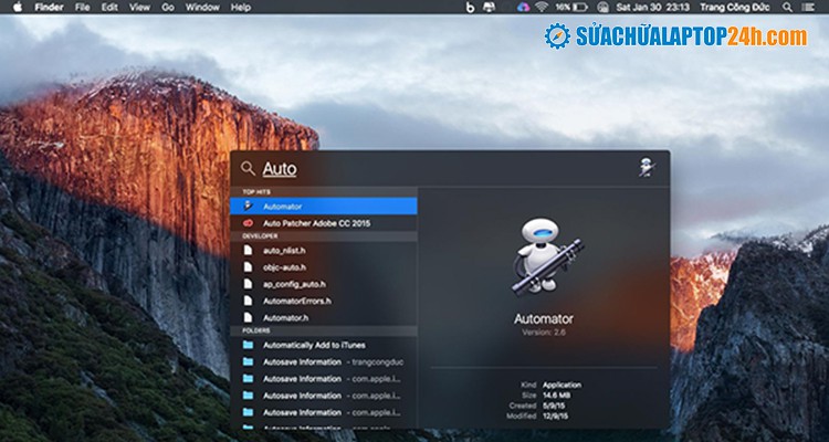 Hướng dẫn cách thiết lập phím tắt khóa nhanh màn hình Mac OS X