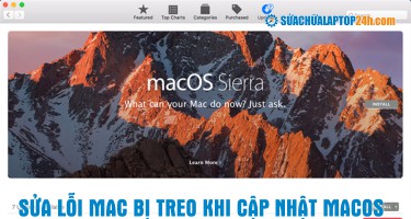 Sửa lỗi Mac bị treo khi cập nhật MacOS